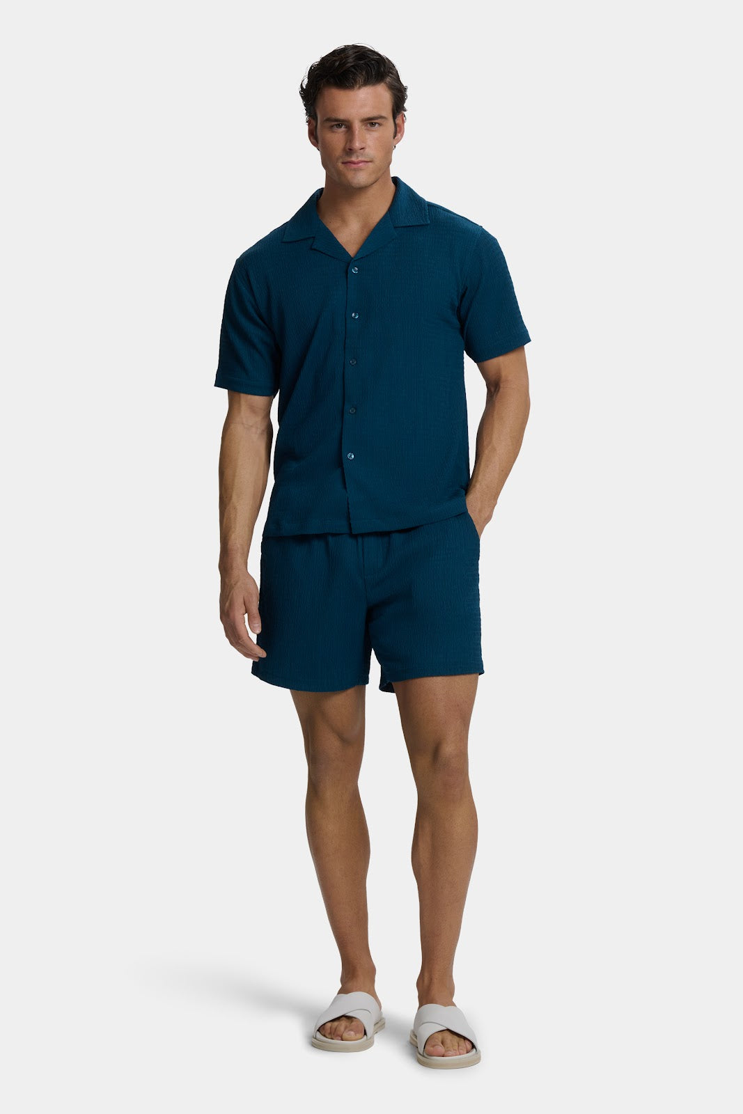 CONJUNTO ITALIANO CAMISA Y SHORT