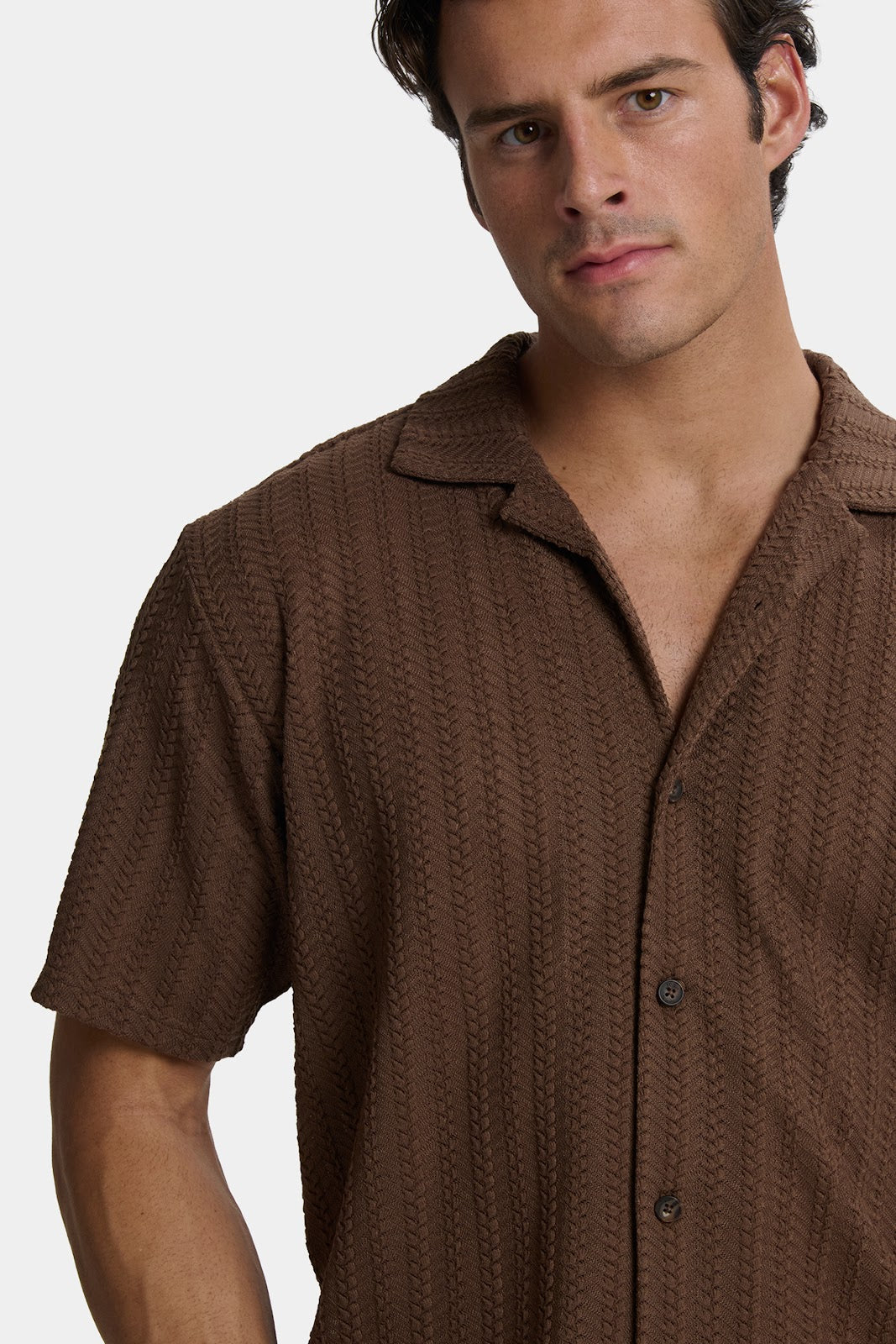 CAMISA CORTE RECTO ENTALLADA