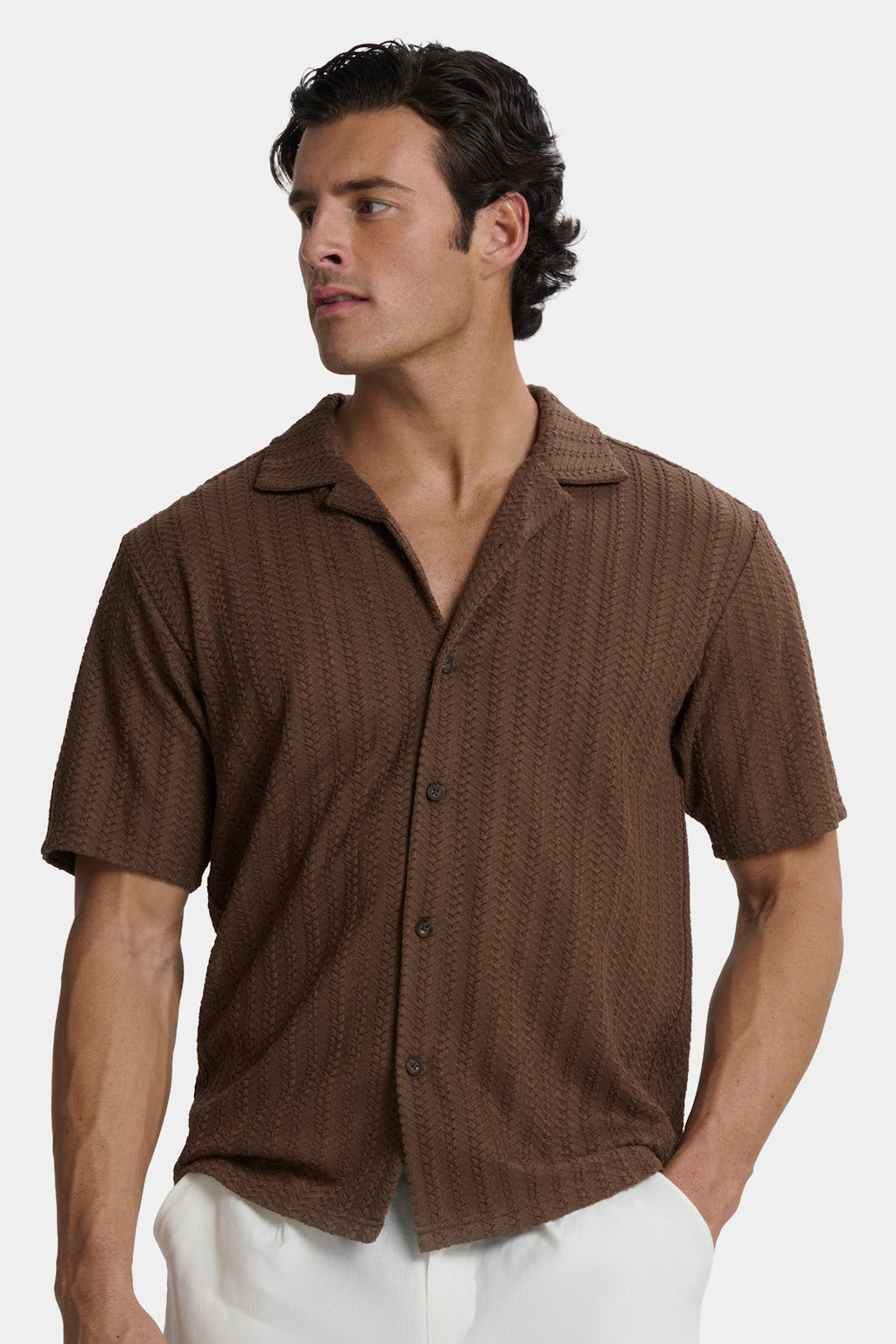 CAMISA CORTE RECTO ENTALLADA