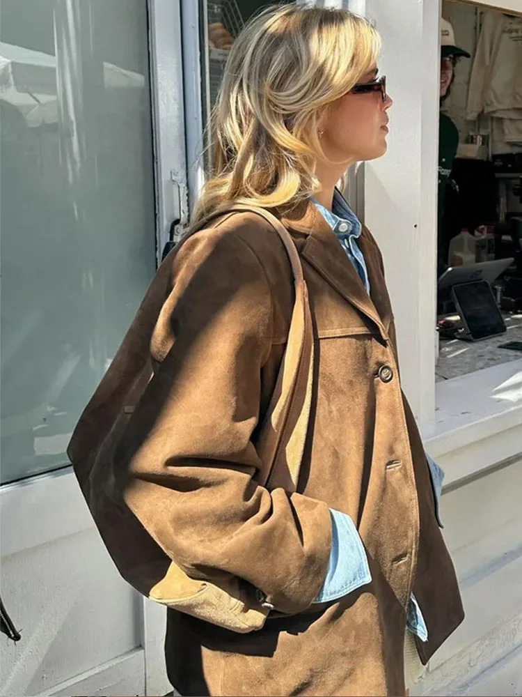 Chaqueta de ante