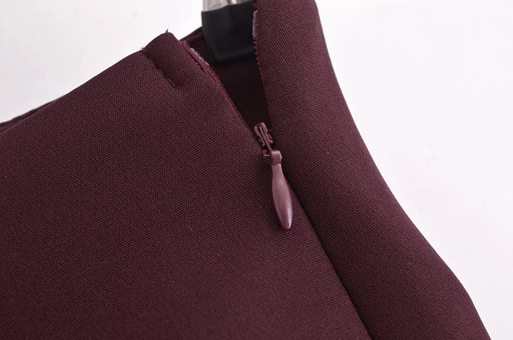 Falda-pantalón de cintura alta para primavera