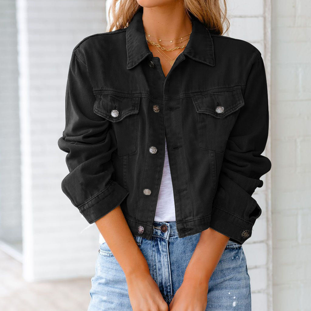 Chaqueta vaquera corta